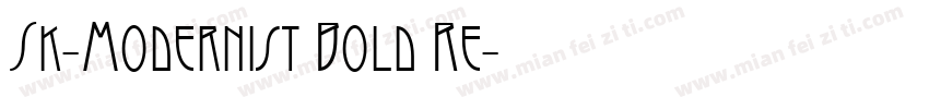 Sk-Modernist Bold Re字体转换